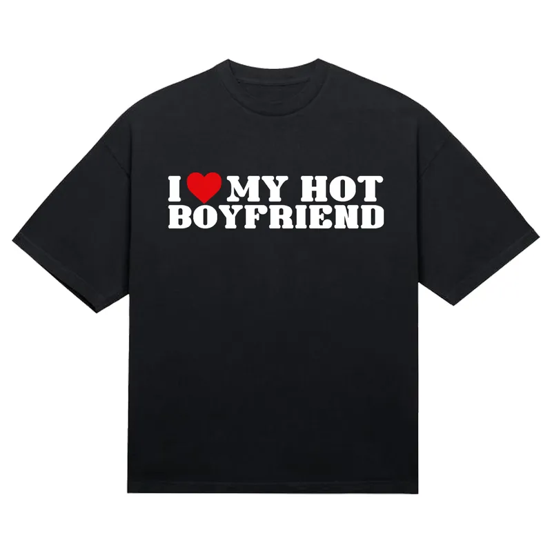 Koszulka „I love my hot boyfriend”