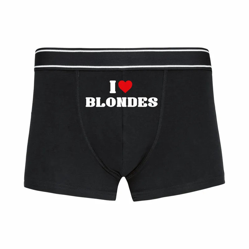 Bokserki „I love blondes”