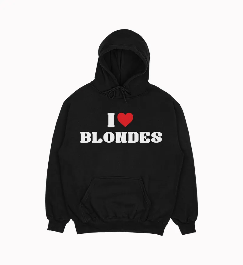 Bluza „I love blondes”