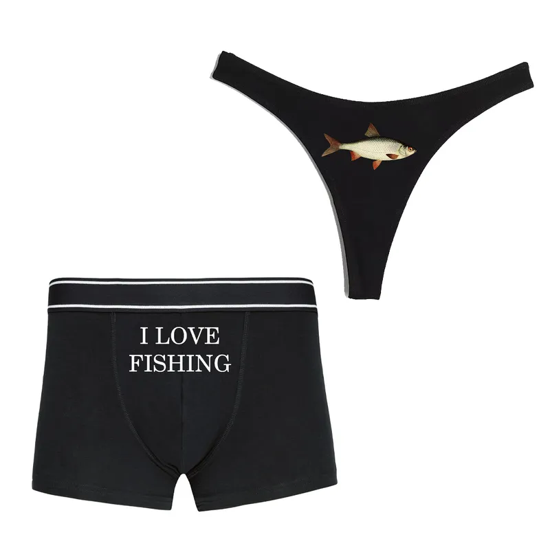 Bielizna „I love fishing/Fish” (2 sztuki)