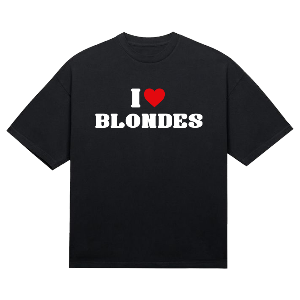 Koszulka "I love blondes"