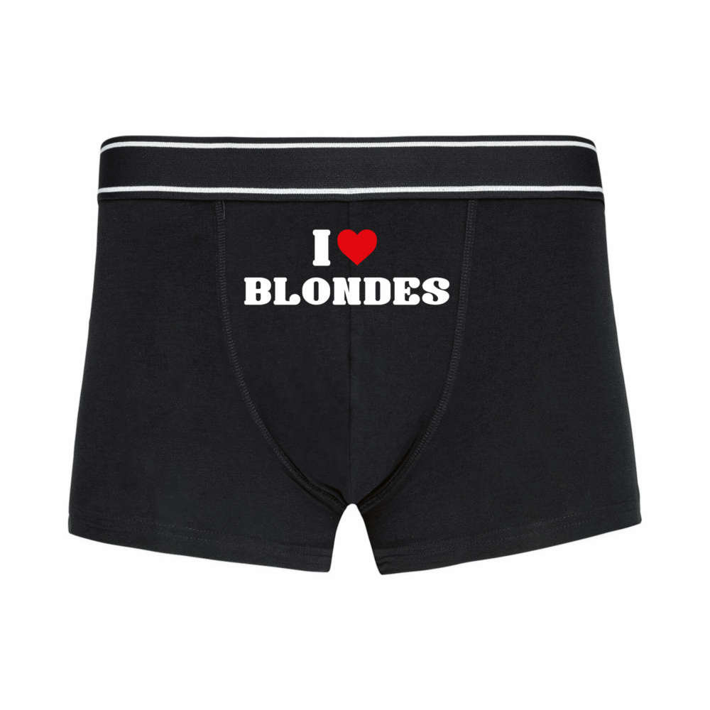 Bokserki "I love blondes"