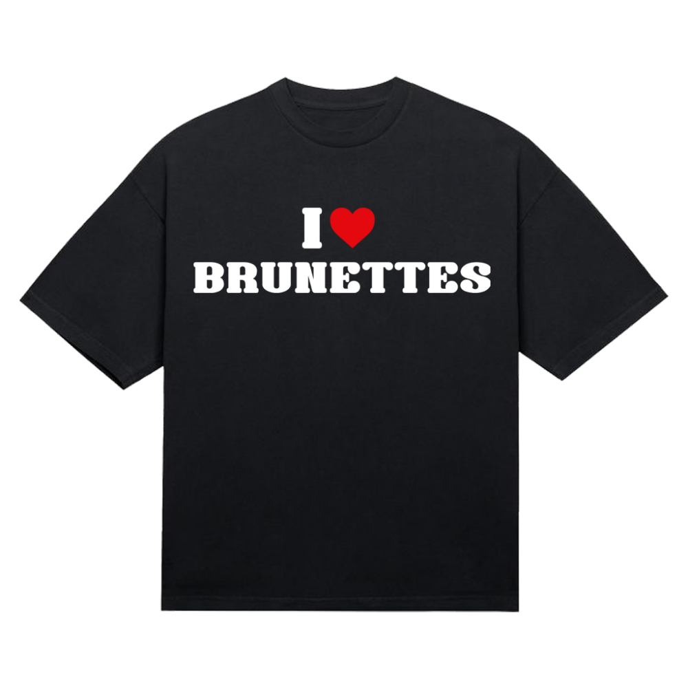 Koszulka "I love brunettes"