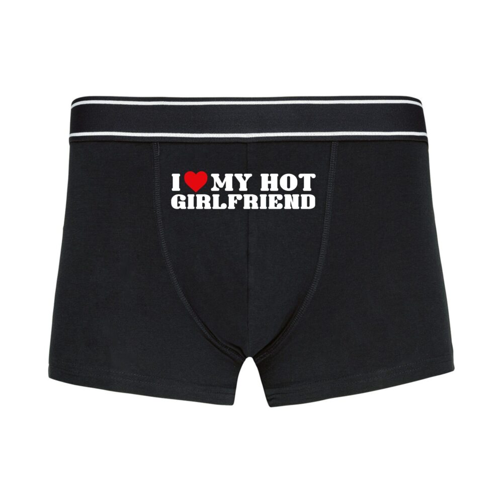 Bokserki "I love my hot girlfriend"